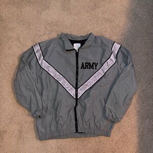 Vintage men’s Gray 3m reflective Army Jacket